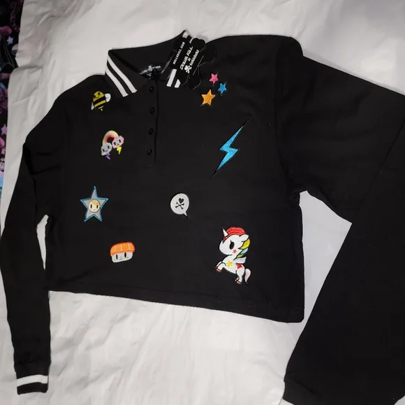 NWT Dolls Kill Tokido Cropped Sweater - Picture 9 of 10